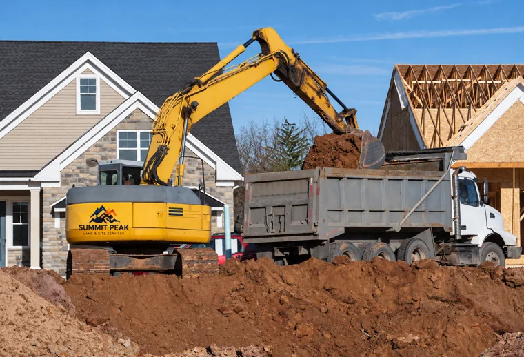 Residential Excavation & Hauling — Residential Site Development