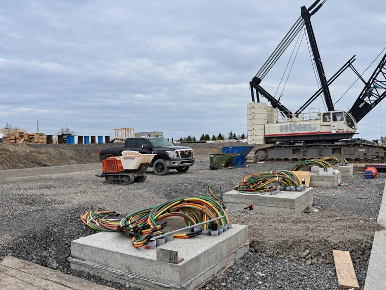 ATS Switchgear Bases & Cabling — Data Center Power Infrastructure